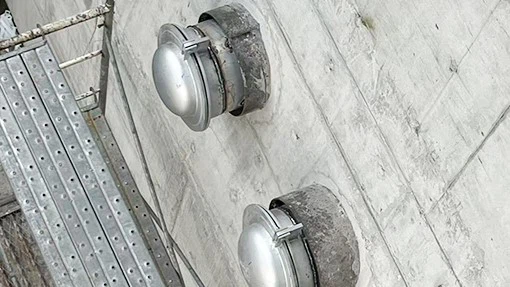 Return Activated Sludge Pump Installation Photo Return Activated Sludge Pump Installation Photo